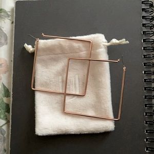 Uncommon James rose gold earrings